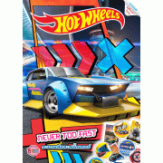 Hot Wheels ระบายสีและสติ๊กเกอร์ NEVER TOO FAST